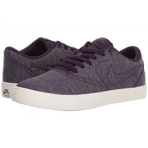 Nike WOMENS SB Solarsoft Check skate shoe sz 10 purple